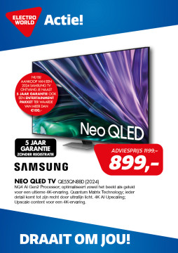 Samsung Neo QLedTV dubbel voordeel