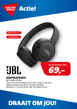 JBL koptelefoon JBL TUNE 670NC