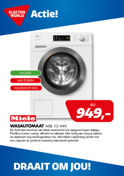 Miele Wasautomaat WEB 115 WPS