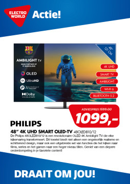 Philips 48” 4K UHD SMART OLED-tv 48OLED810/12