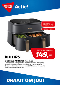 Philips DUBBELE airfryer NA352/00