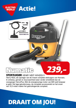 Numatic stofzuiger HENRY NEXT HVN203 11