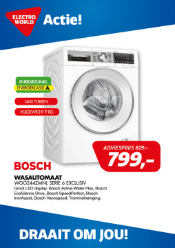 Bosch WGG244ZMNL Serie 6 EXCLUSIV