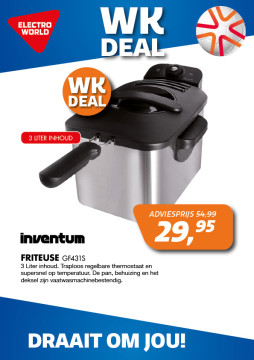 Inventum FRITEUSE GF431S