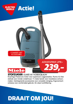Miele Stofzuiger GUARD M1 NORDICBLAUW