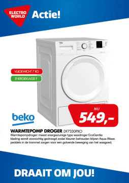 Beko warmtepomp droger DF7330PXO