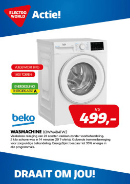 Beko Wasmachine B3WM4841W2