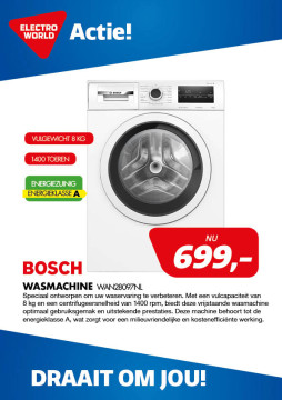 Bosch wasmachine  WAN28097NL