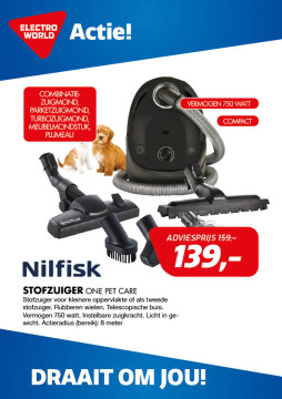 Nilfisk STOFZUIGER One Pet Care