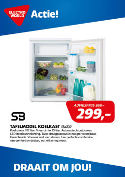SB tafelmodel KOELKAST SB4339