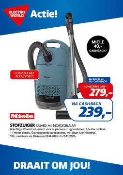 Miele Stofzuiger GUARD M1 NORDICBLAUW