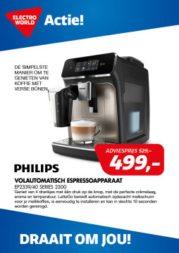 Philips Volautomatisch espressoapparaat EP2339/40 Series 2300