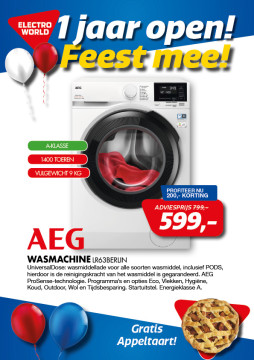 AEG wasmachine LR63BERLIN 599,-