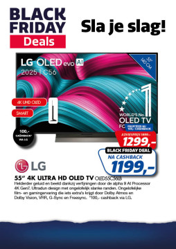 LG 55 INCH 4K Ultra HD OLED TV OLED55C56LB