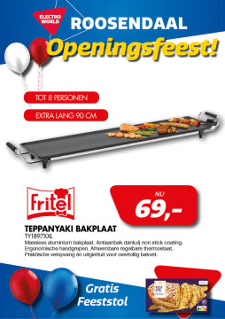 Fritel Teppanyaki bakplaat TY1897XXL