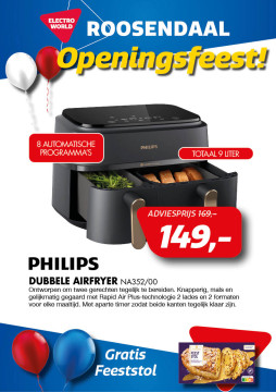 Philips DUBBELE airfryer NA352/00